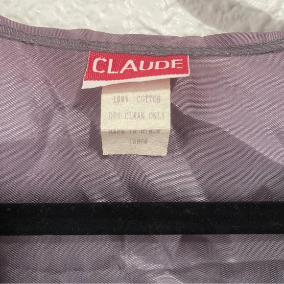 Vintage Claude Vest made in the USA Size Large - Picture 3 of 7